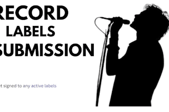 do record label submissions to active record labels to get signed