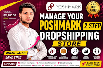 do poshmark dropshipping  store management on profit share
