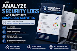 analyze security logs and investigate suspicious activities