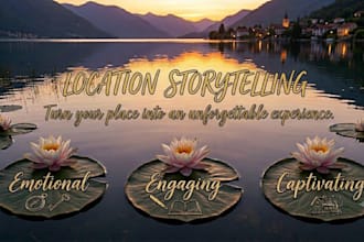 write an emotional story for your location