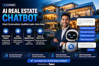 develop an ai chatbot for realtors and real estate agents
