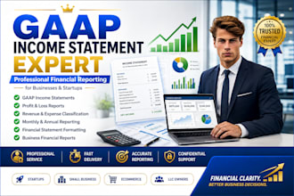 prepare professional startup gaap financial statements