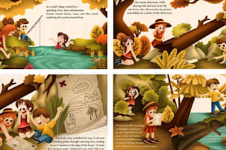 children book cover, kids book cover book illustration kid christian story book
