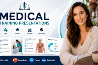 healthcare training presentation, nursing education powerpoint, medical slides