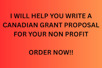prepare compelling grant proposals for canadian nonprofits