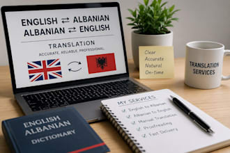 translate english to albanian and albanian to english