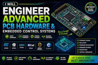 engineer advanced pcb hardware and embedded control systems