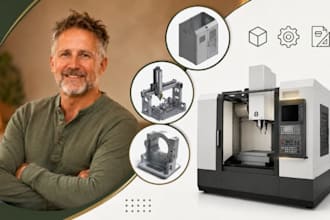 industrial cad, automation equipment enclosure, cnc machine cad modeling