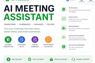 ai meeting summarizer, ai meeting notes, transcription, smart meeting assistant