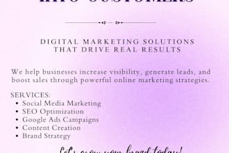 create a professional flyer for your brand