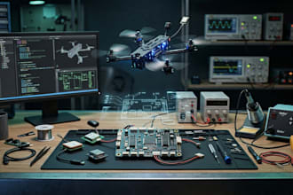 design uav electronics, pcb circuits, sensor integration and drone hardware