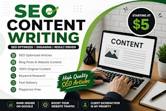 write high quality content for your website