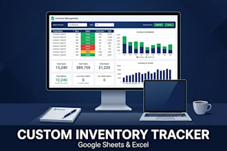 build a custom inventory tracker in google sheets or excel