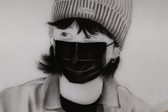 draw custom pencil portraits and fanart