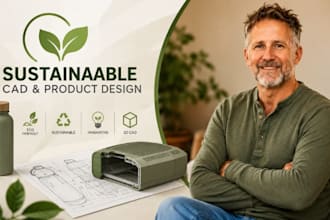 sustainable cad, eco friendly product development, green product prototype cad