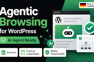 optimize wordpress for lighthouse agentic browsing