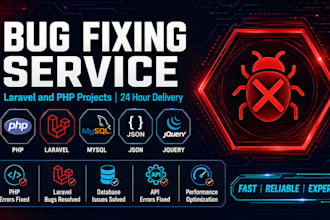 fix laravel and PHP bugs within 24 hours