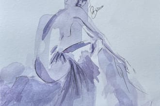 create a fashion illustration