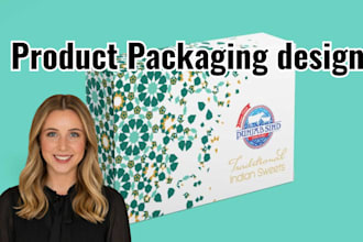 do product packaging design, product label design, and pouch design with mockup