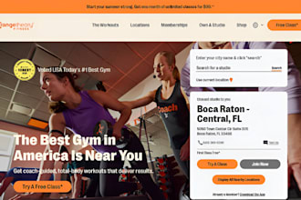 gym website health and fitness fitness website workout website