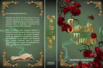 design a stunning print and ebook cover for indie authors
