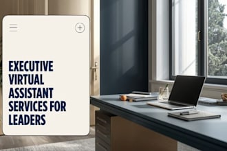 be your executive virtual assistant for admin, inbox, and calendar management