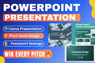 design professional business and marketing presentations