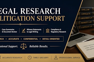 conduct professional legal research and case analysis