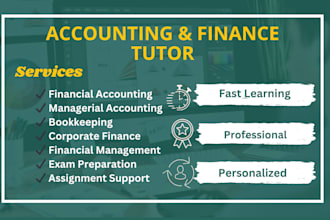 be your accounting and finance online tutor