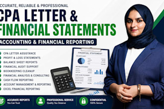audit review financial statements CPA US, CPA letter, profit and loss