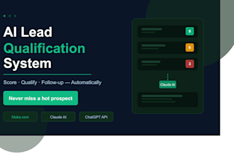 build an ai lead qualification and scoring system