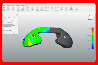 3d scan your physical part and deliver an editable parametric cad model