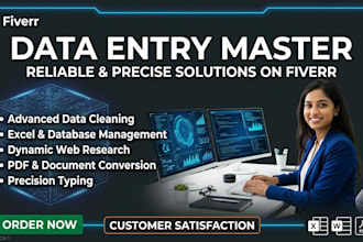do professional data entry work, and web research