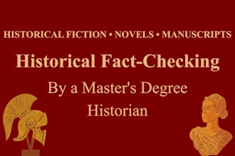 provide historical fact checking and research for authors