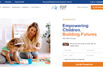 therapy website aba therapy website healthcare website aba therapy