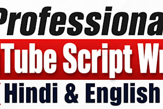 write engaging youtube script writing and story telling