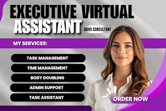 adhd virtual assistant adhd coach accountability partner autism body doubling