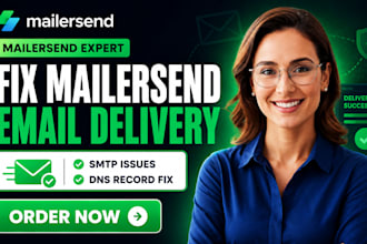 fix mailersend email delivery mailersend smtp mailersend dns record