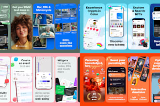 design app store screenshots for app store and google play
