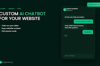 build a custom ai chatbot for your business or website