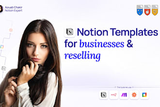 build professional notion expert dashboard workflow website CRM workspace