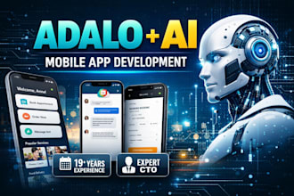 build your mobile app using adalo and ai