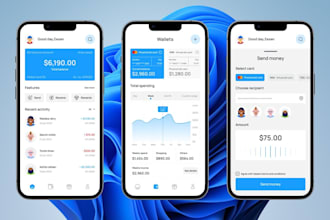 develop fintech app, neobank app, international bank transfer app, wallet apl