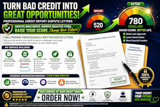create credit dispute letters for credit report inaccuracies