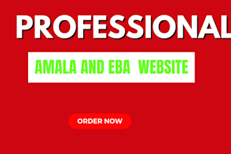 make professional amale and eba with vegetable soup for guest at your event