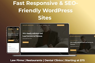 design a law firm website on wordpress with reservation system