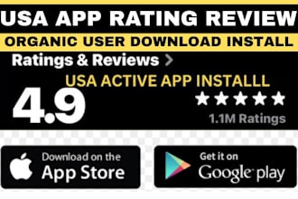 rate your app to USA market review 1000 app download install mobile app download
