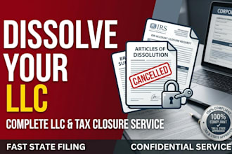dissolve llc, close ein and file articles of dissolution, tax closure
