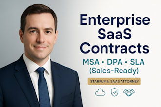 create your saas msa, dpa, and sla for enterprise sales and compliance