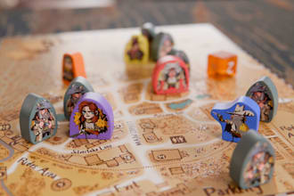 create renders and digital mockups for board game crowdfunding